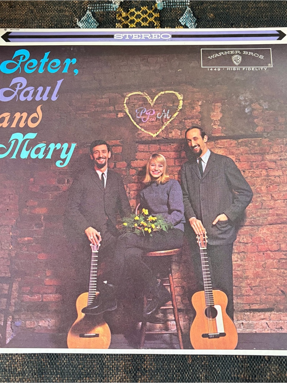 Warner Bro.'s Peter, Paul & Mary Self-Titled 1962 US Release